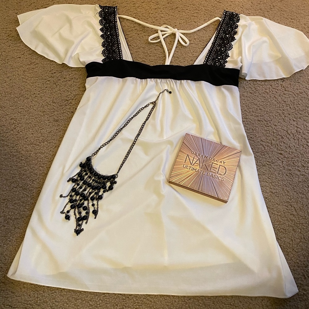 Buy 3 get 1 free Flutter sleeve tie back blouse